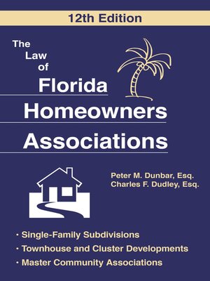 cover image of The Law of Florida Homeowners Association